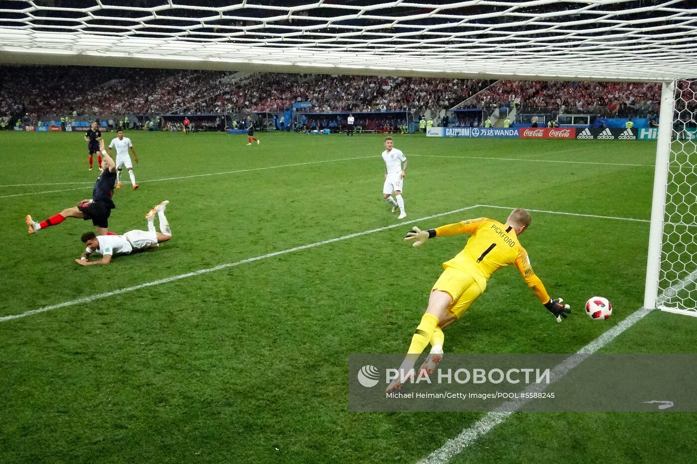 Футбол. ЧМ-2018. Матч Хорватия - Англия