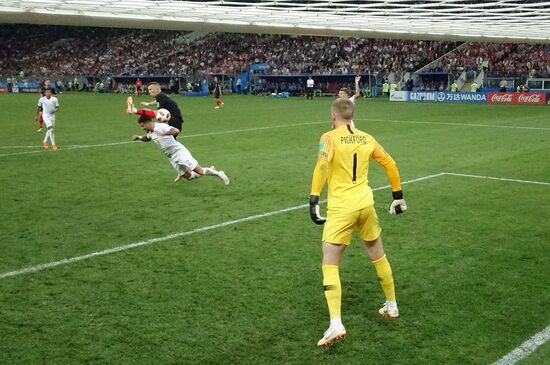 Футбол. ЧМ-2018. Матч Хорватия - Англия