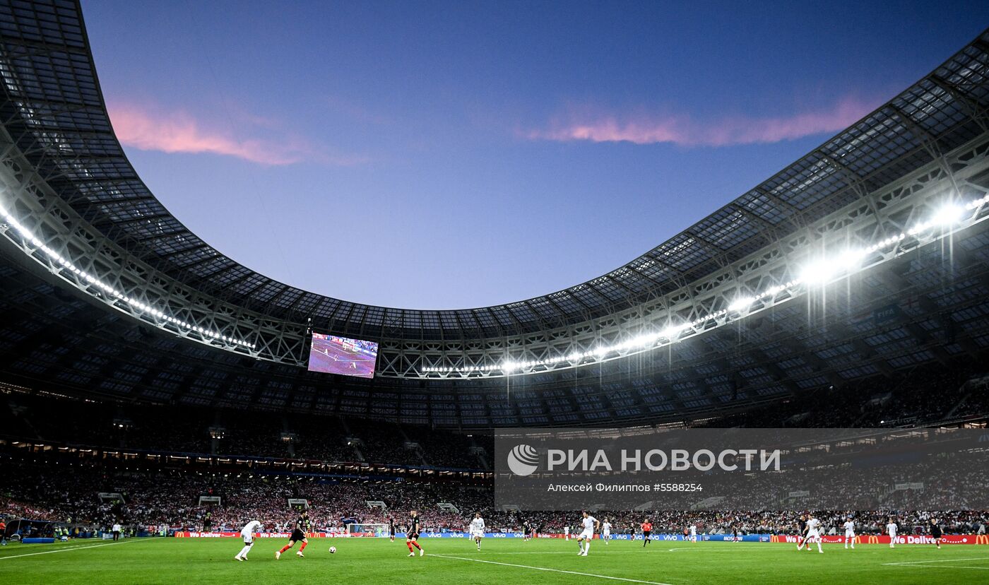 Футбол. ЧМ-2018. Матч Хорватия - Англия