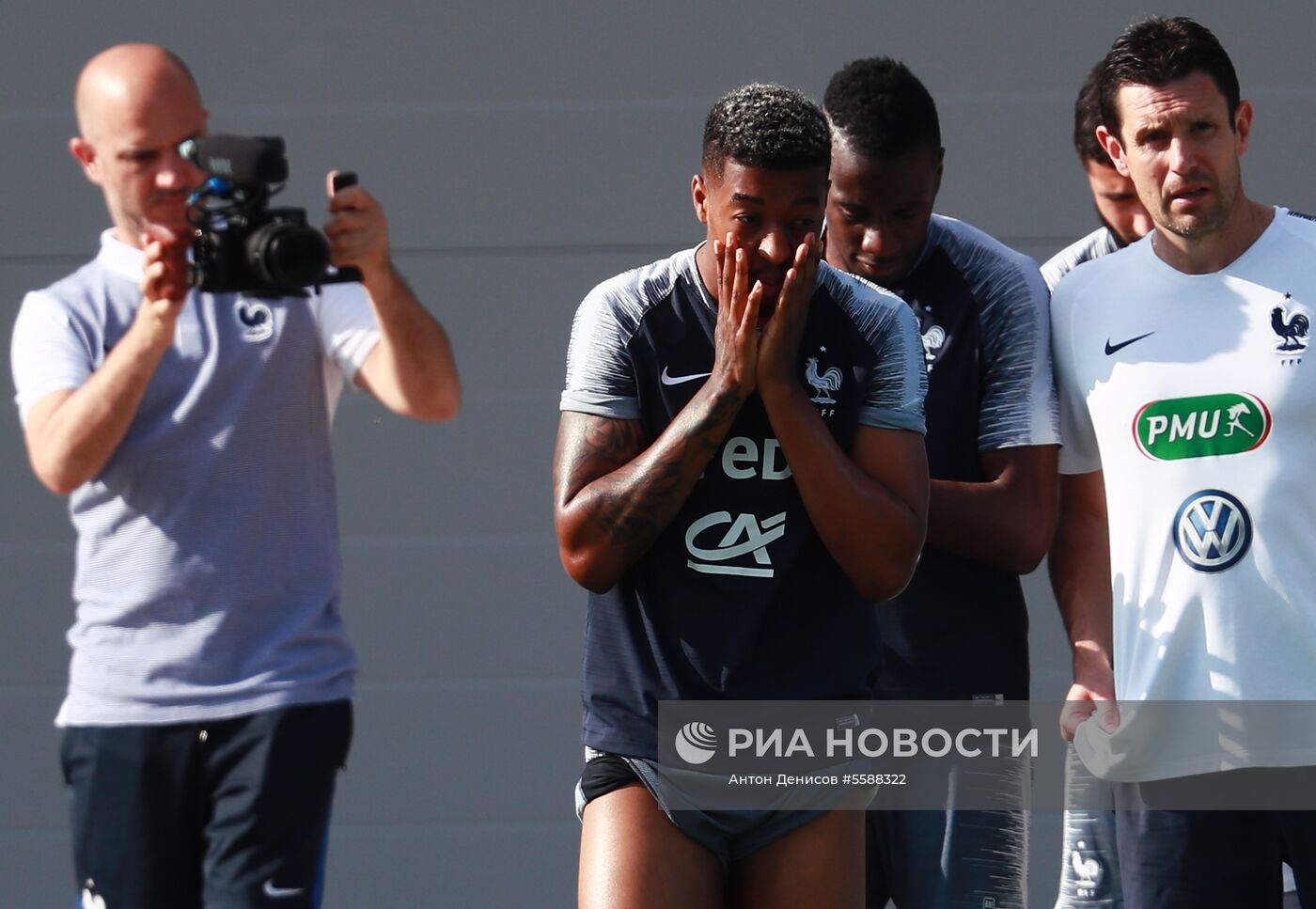 Футбол. ЧМ-2018. Тренировка сборной Франции