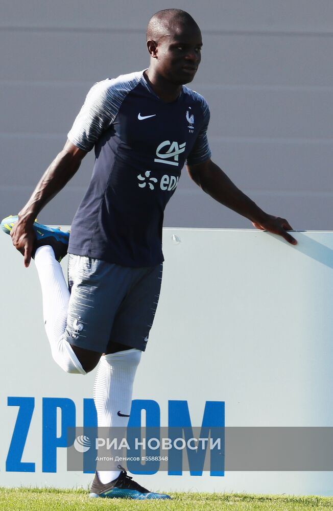 Футбол. ЧМ-2018. Тренировка сборной Франции