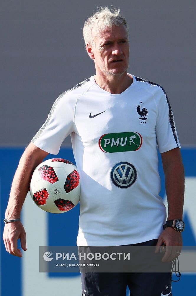 Футбол. ЧМ-2018. Тренировка сборной Франции