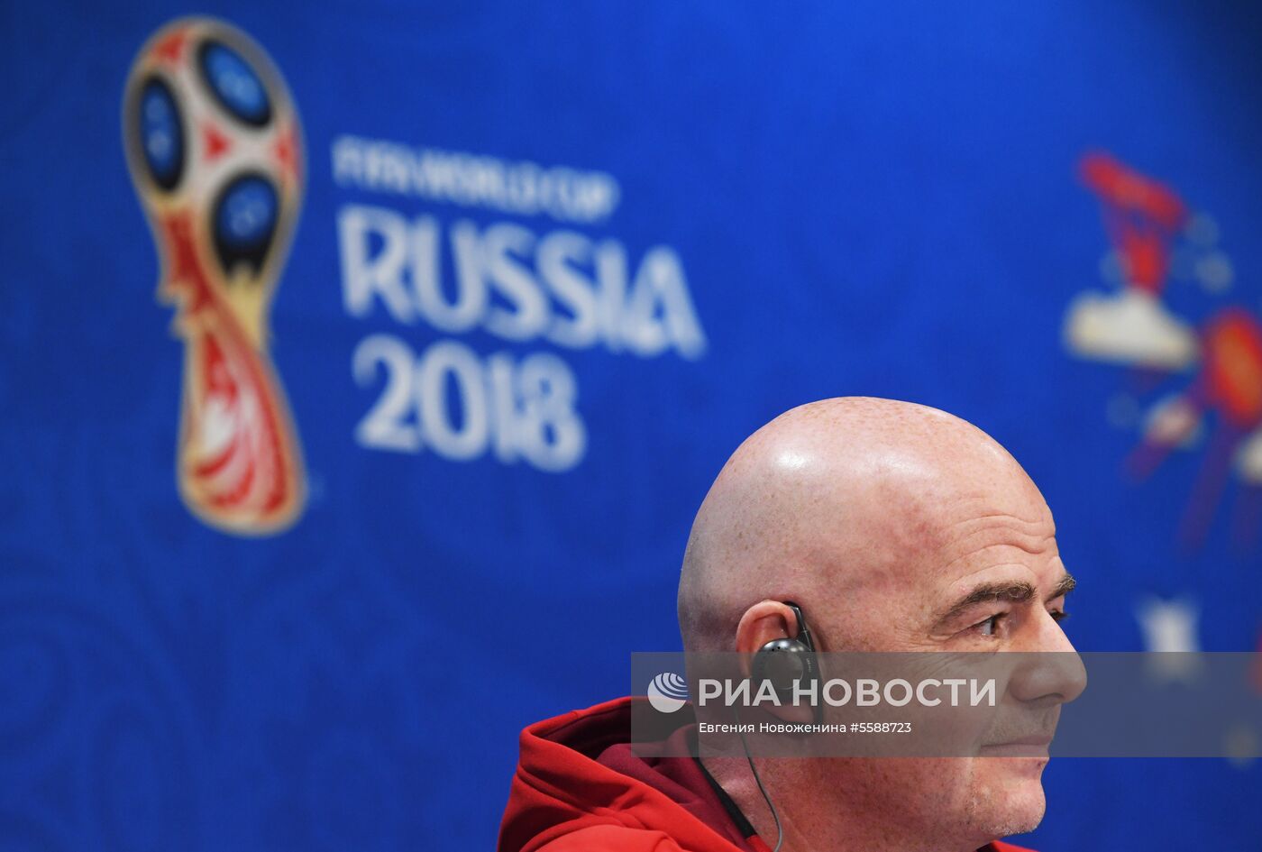 Пресс-конференция президента ФИФА Джанни Инфантино