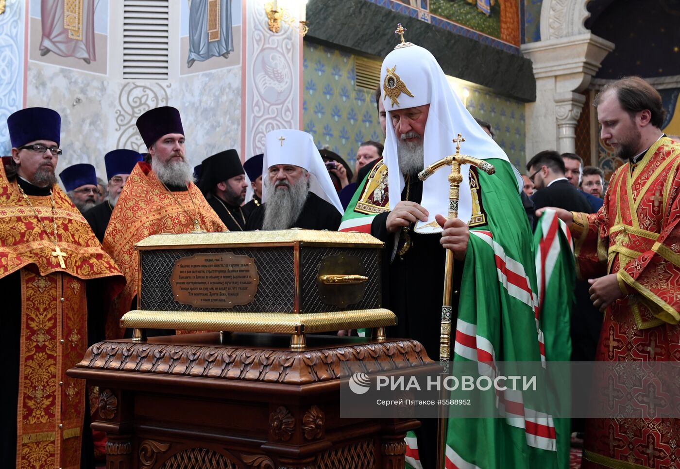 Мероприятия, посвященные 100-летию расстрела царской семьи, с участием патриарха Кирилла