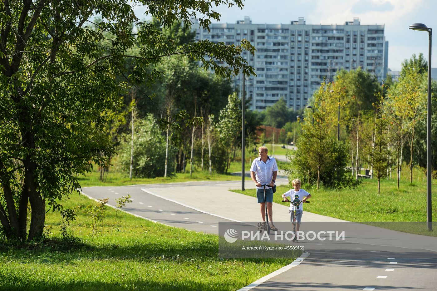 Парк "Братеевская пойма" в Москве