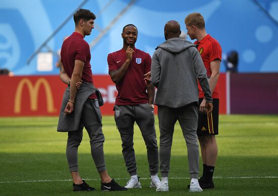 Футбол. ЧМ-2018. Матч за третье место. Бельгия - Англия