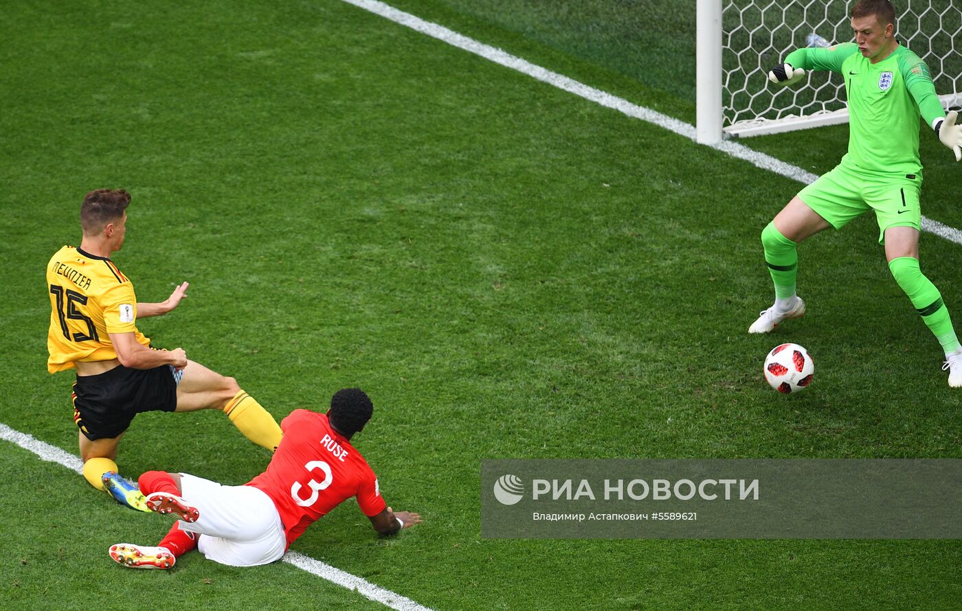 Футбол. ЧМ-2018. Матч за третье место. Бельгия - Англия