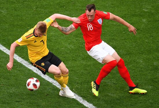 Футбол. ЧМ-2018. Матч за третье место. Бельгия - Англия