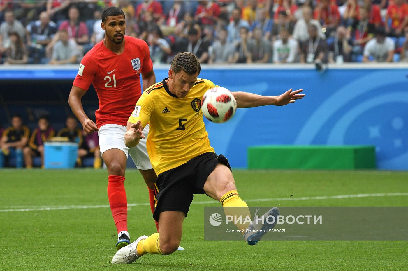 Футбол. ЧМ-2018. Матч за третье место. Бельгия - Англия