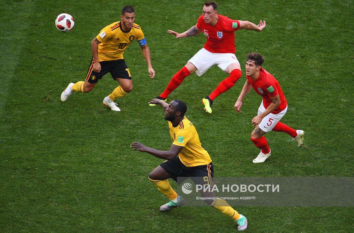 Футбол. ЧМ-2018. Матч за третье место. Бельгия - Англия