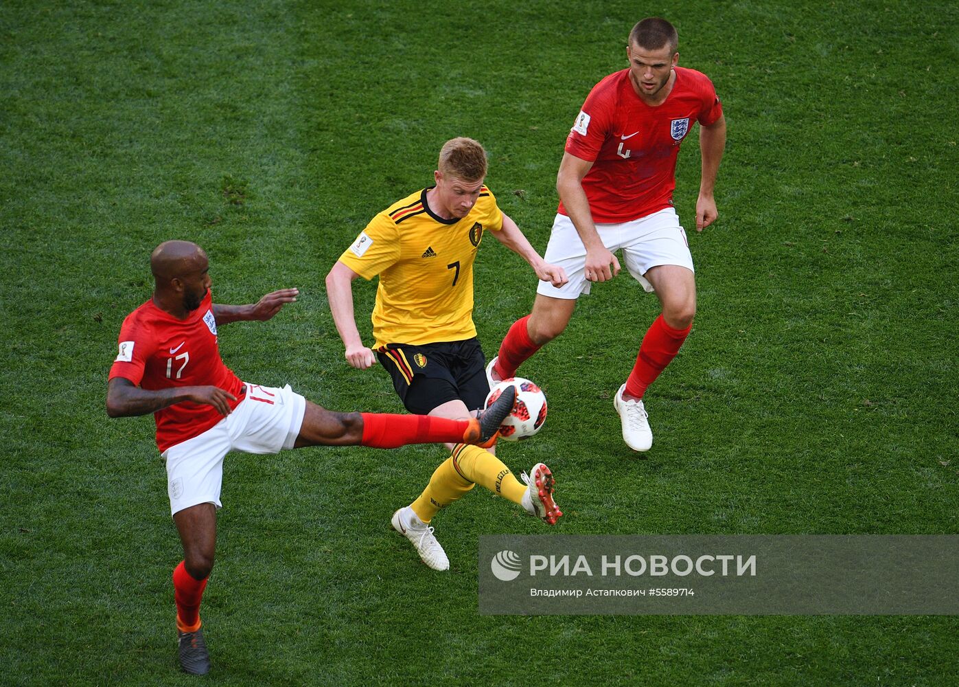 Футбол. ЧМ-2018. Матч за третье место. Бельгия - Англия