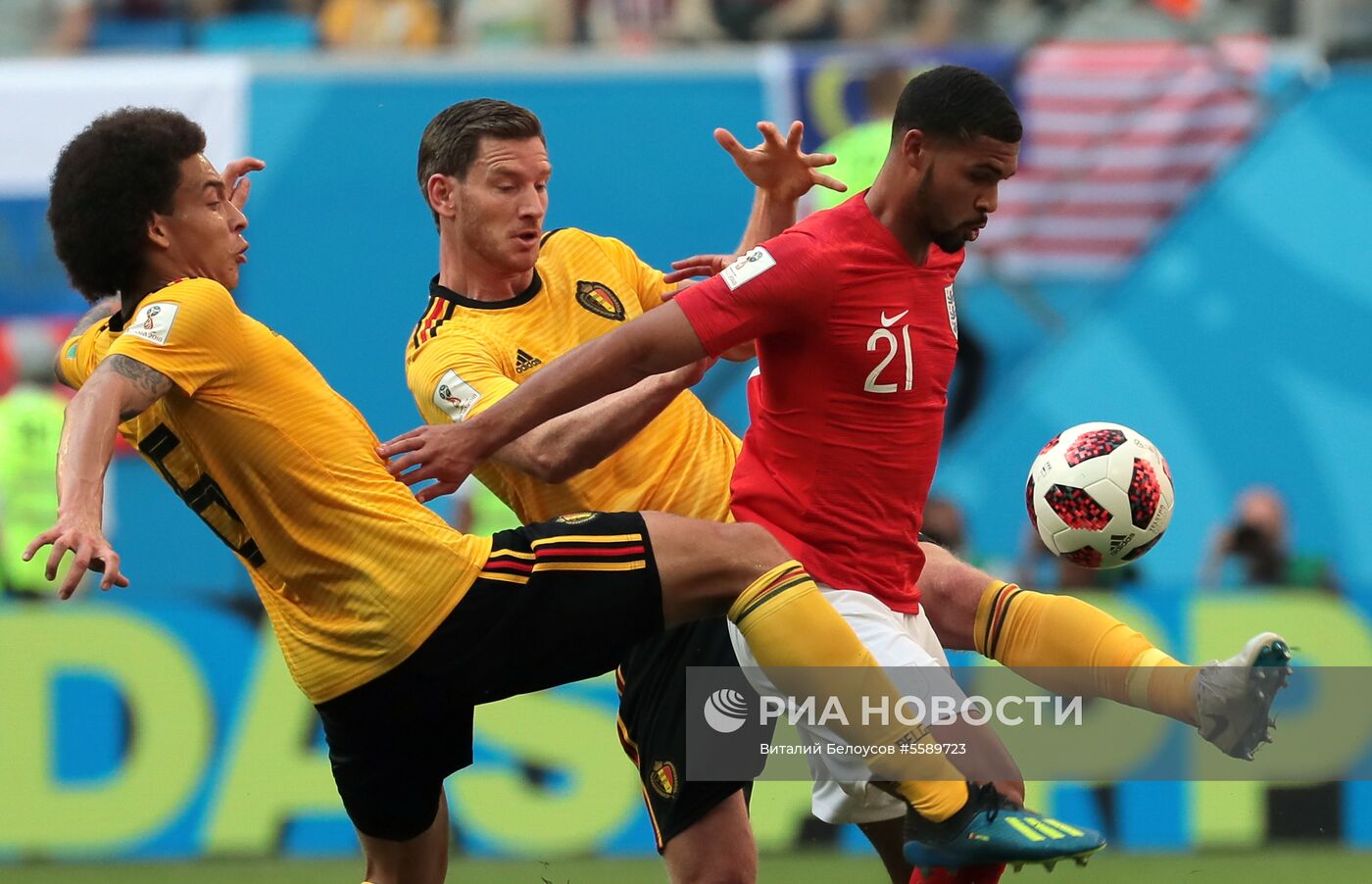 Футбол. ЧМ-2018. Матч за третье место. Бельгия - Англия