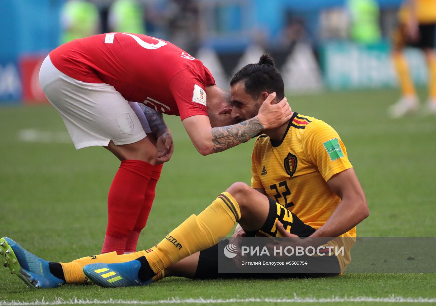 Футбол. ЧМ-2018. Матч за третье место. Бельгия - Англия