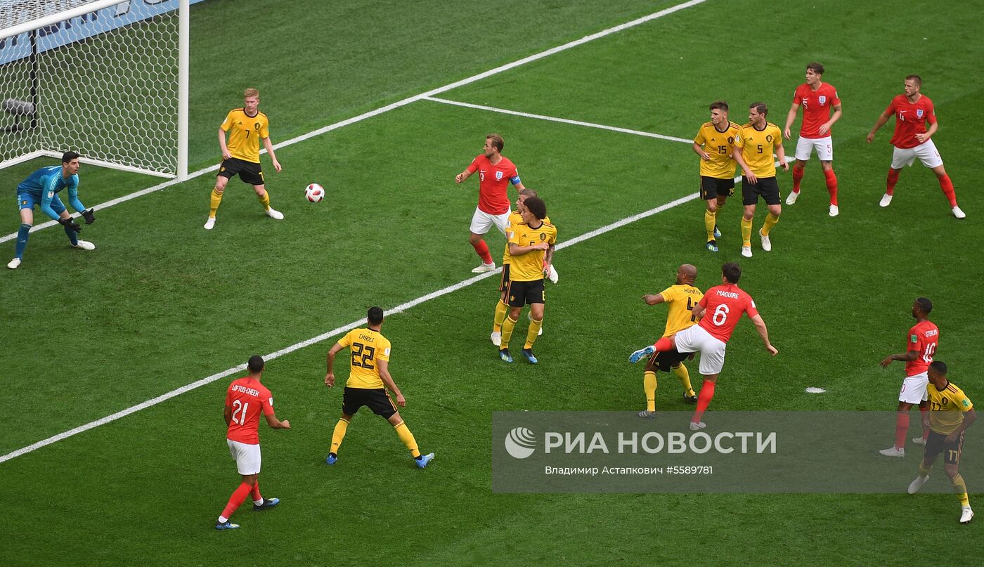 Футбол. ЧМ-2018. Матч за третье место. Бельгия - Англия