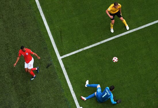 Футбол. ЧМ-2018. Матч за третье место. Бельгия - Англия