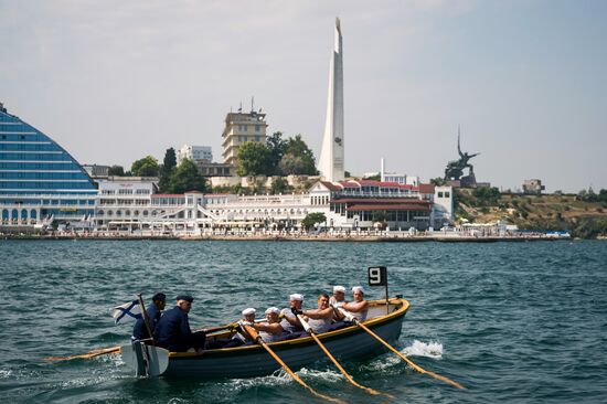 Шлюпочная гонка в Севастополе