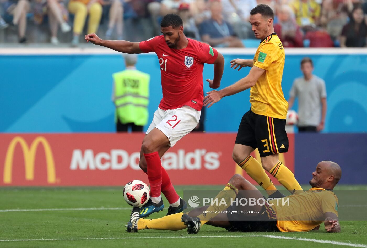 Футбол. ЧМ-2018. Матч за третье место. Бельгия - Англия
