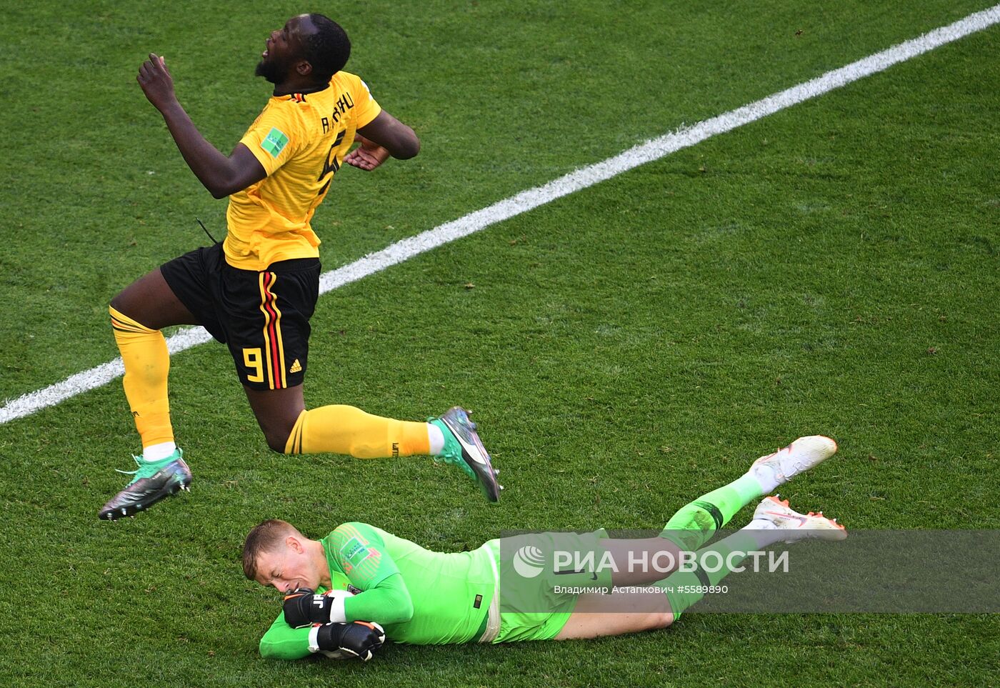 Футбол. ЧМ-2018. Матч за третье место. Бельгия - Англия