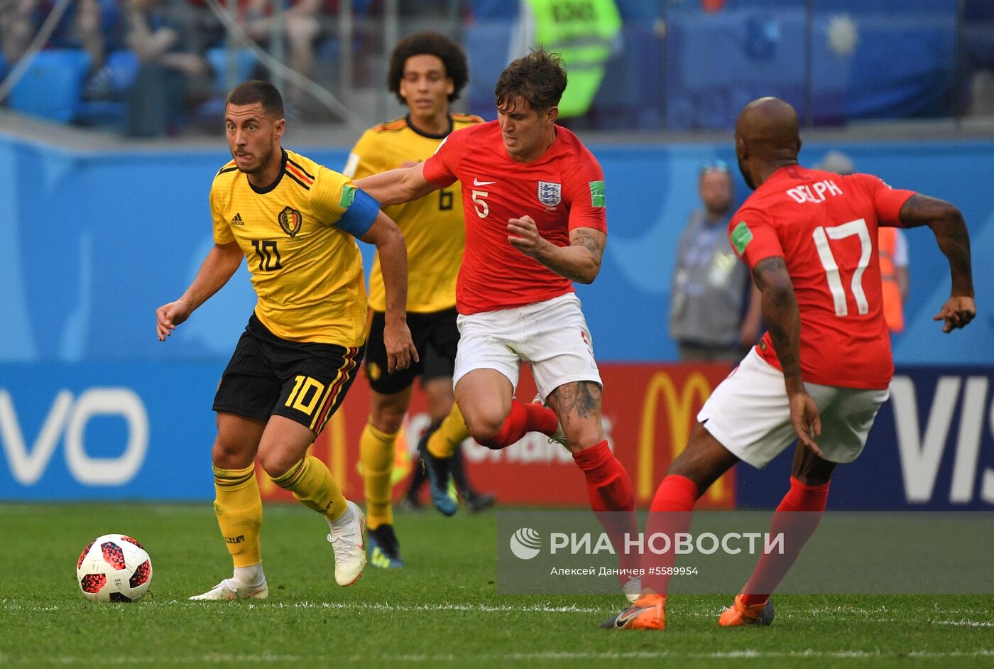 Футбол. ЧМ-2018. Матч за третье место. Бельгия - Англия