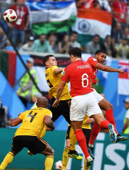 Футбол. ЧМ-2018. Матч за третье место. Бельгия - Англия