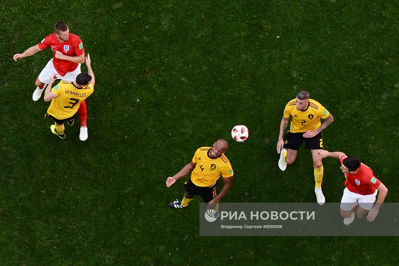 Футбол. ЧМ-2018. Матч за третье место. Бельгия - Англия