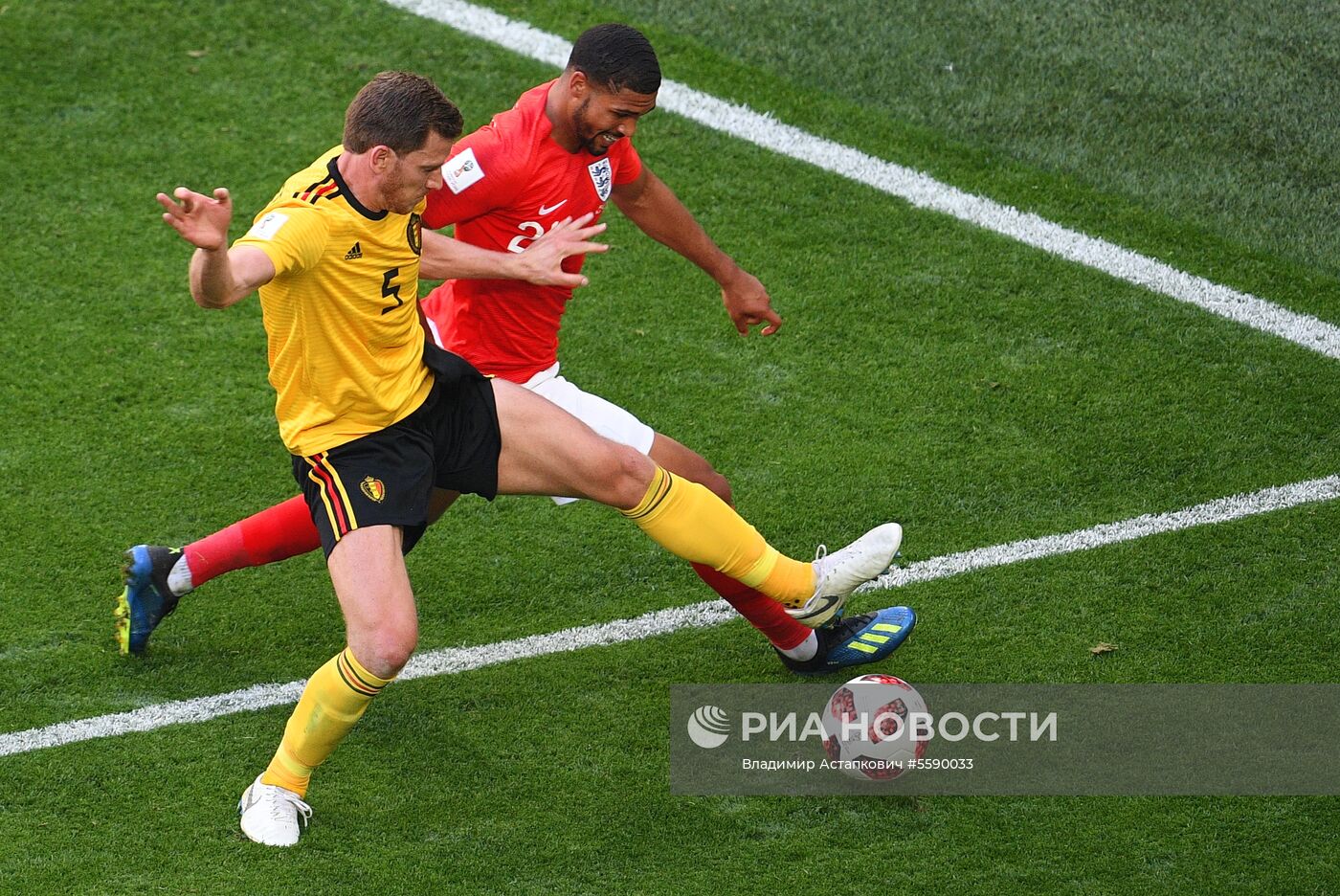 Футбол. ЧМ-2018. Матч за третье место. Бельгия - Англия