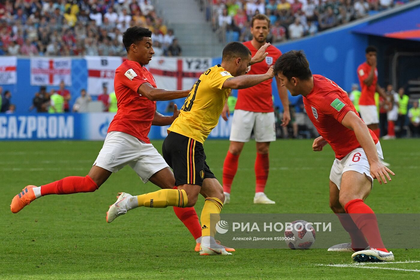 Футбол. ЧМ-2018. Матч за третье место. Бельгия - Англия