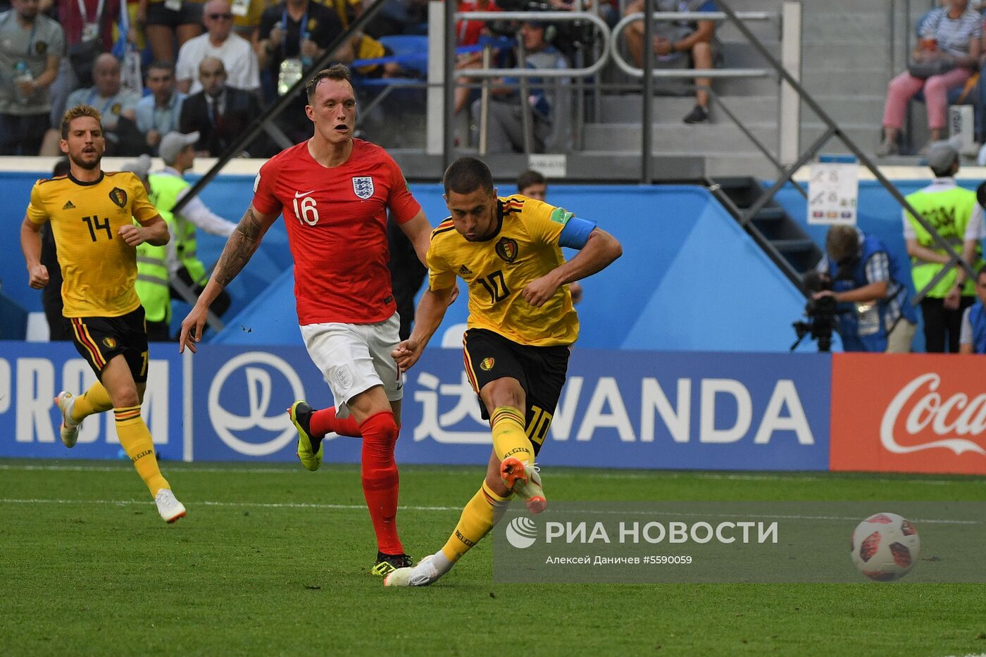 Футбол. ЧМ-2018. Матч за третье место. Бельгия - Англия