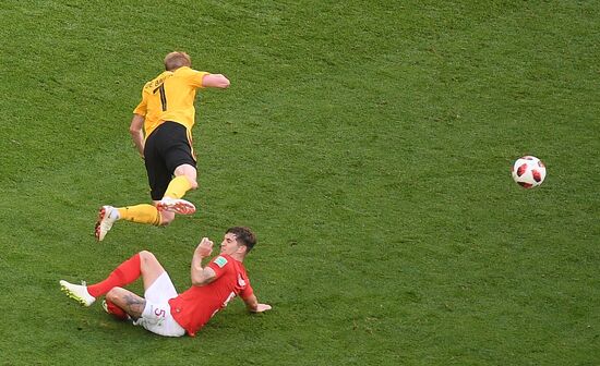 Футбол. ЧМ-2018. Матч за третье место. Бельгия - Англия