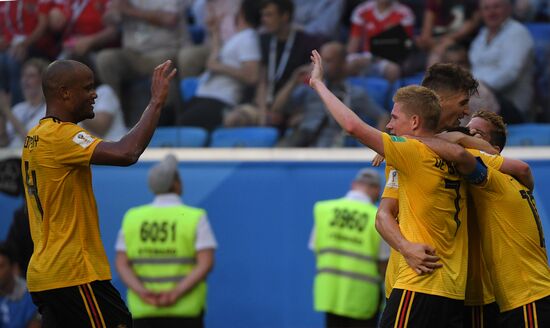 Футбол. ЧМ-2018. Матч за третье место. Бельгия - Англия