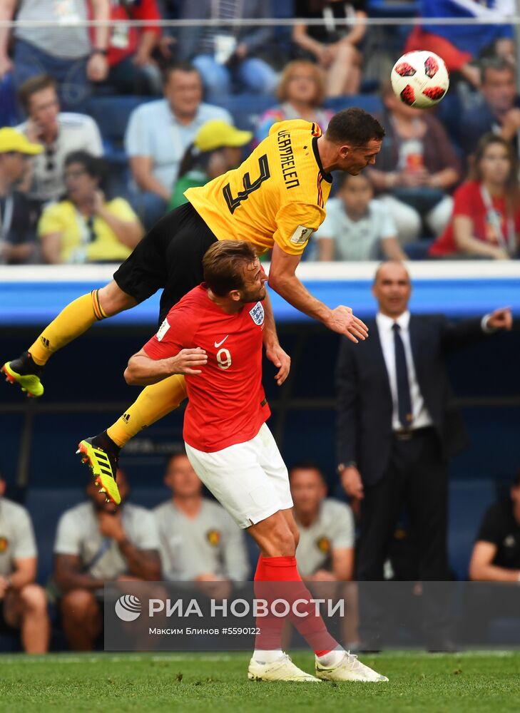 Футбол. ЧМ-2018. Матч за третье место. Бельгия - Англия