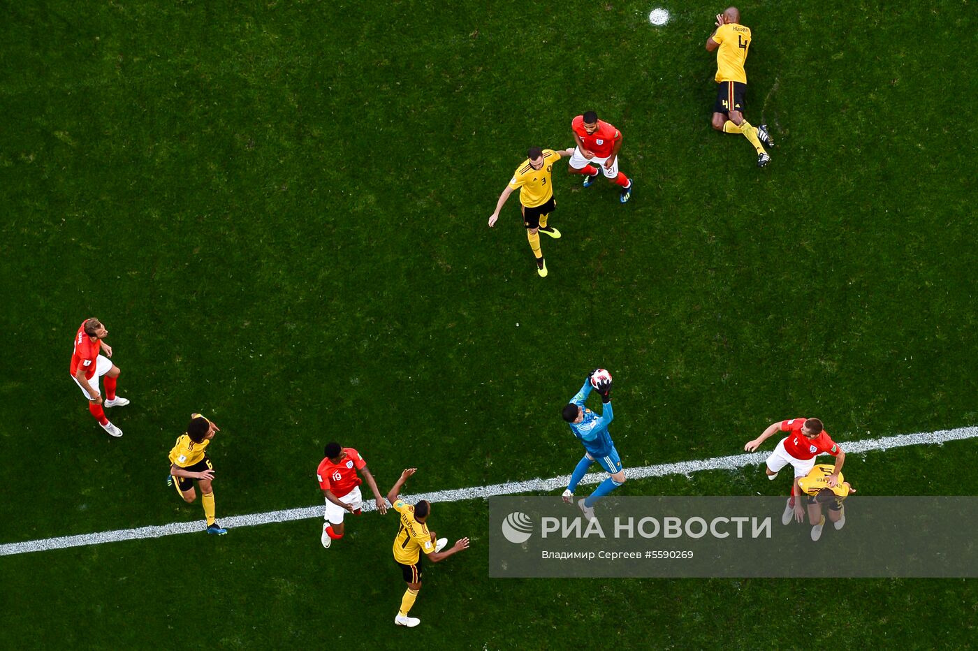 Футбол. ЧМ-2018. Матч за третье место. Бельгия - Англия