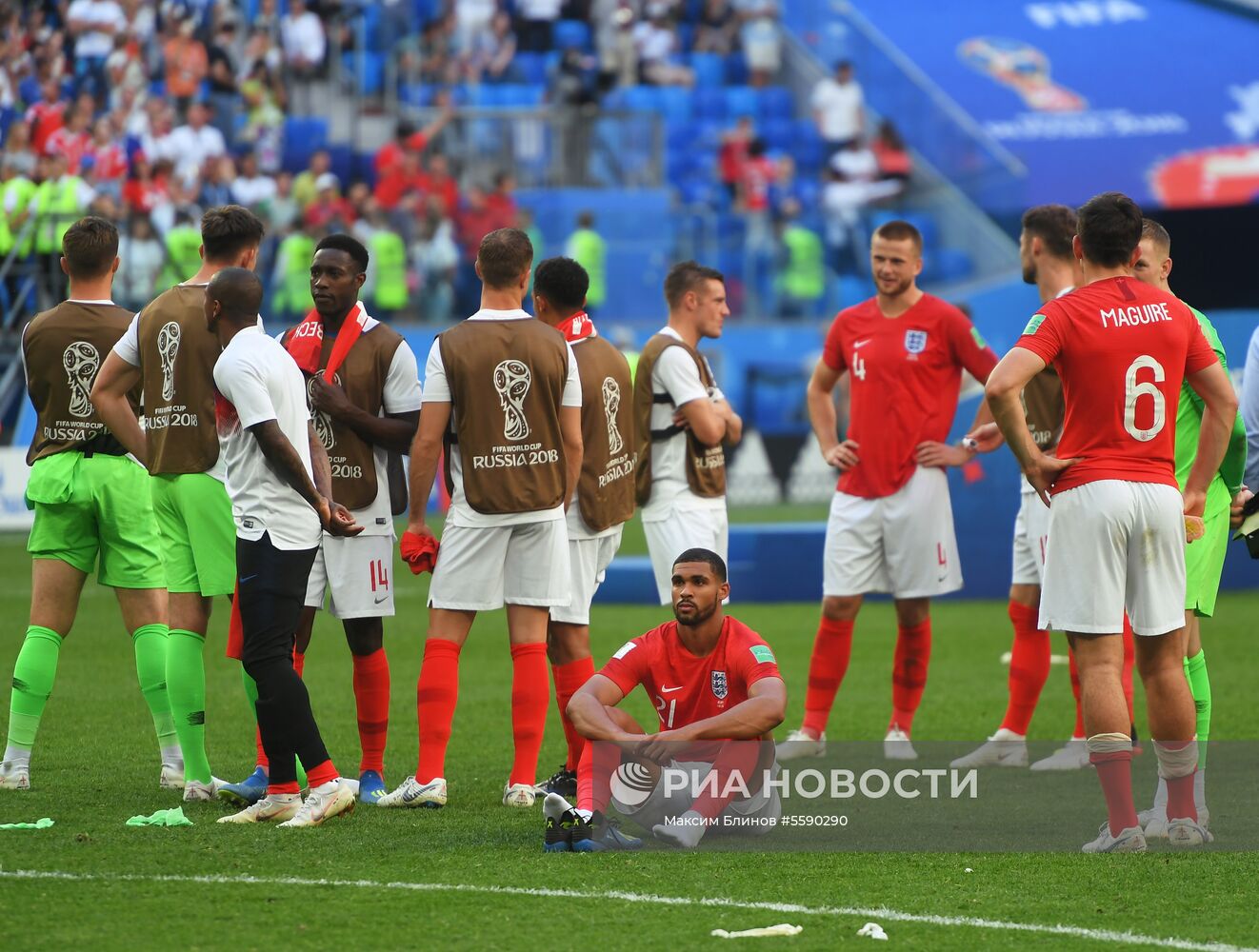 Футбол. ЧМ-2018. Матч за третье место. Бельгия - Англия