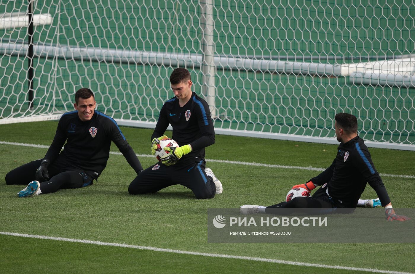 Футбол. ЧМ-2018. Тренировка сборной Хорватии