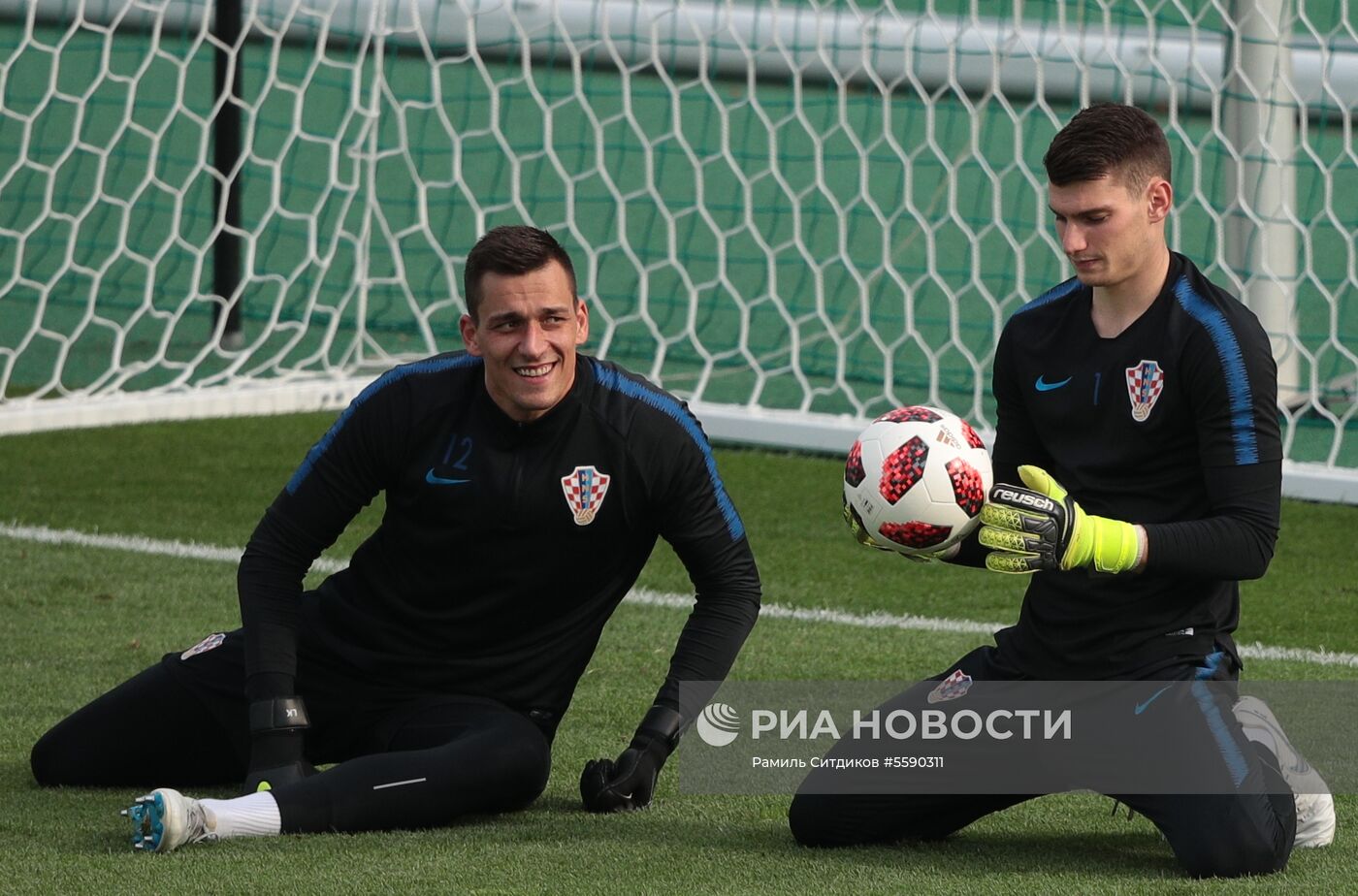 Футбол. ЧМ-2018. Тренировка сборной Хорватии