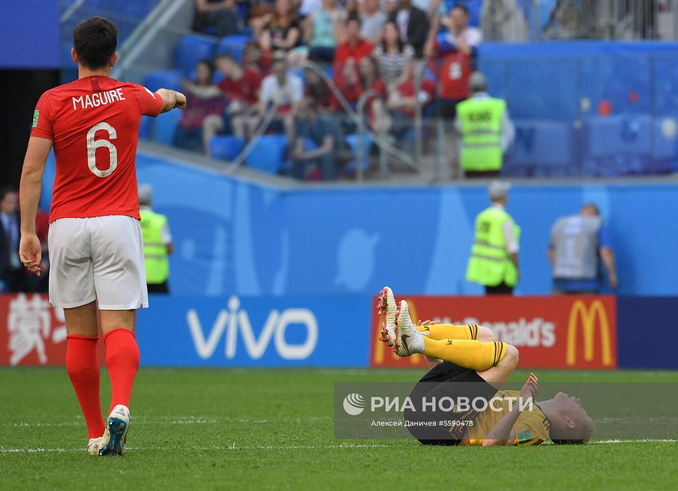 Футбол. ЧМ-2018. Матч за третье место. Бельгия - Англия