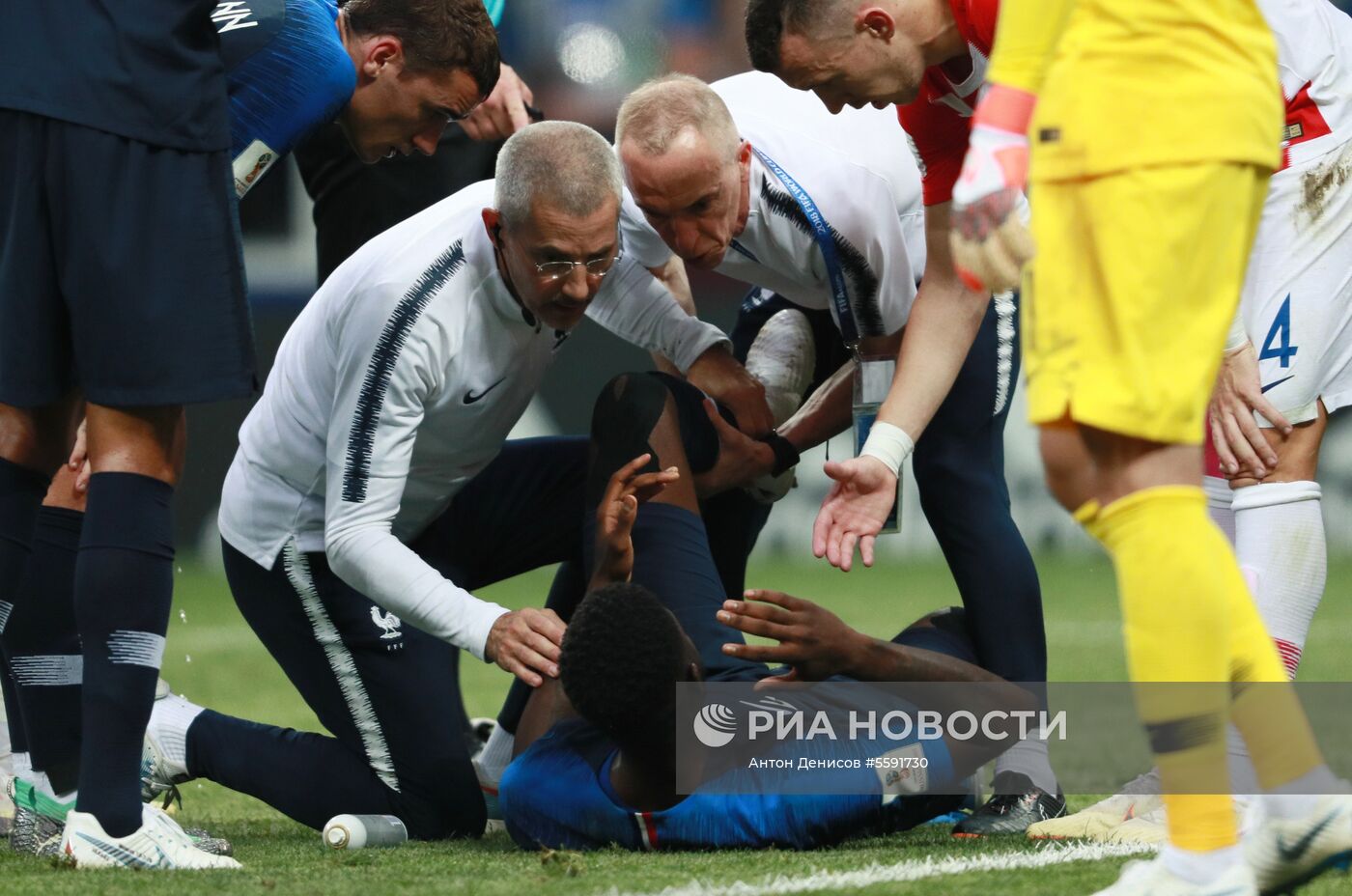 Футбол. ЧМ-2018. Финал. Матч Франция - Хорватия