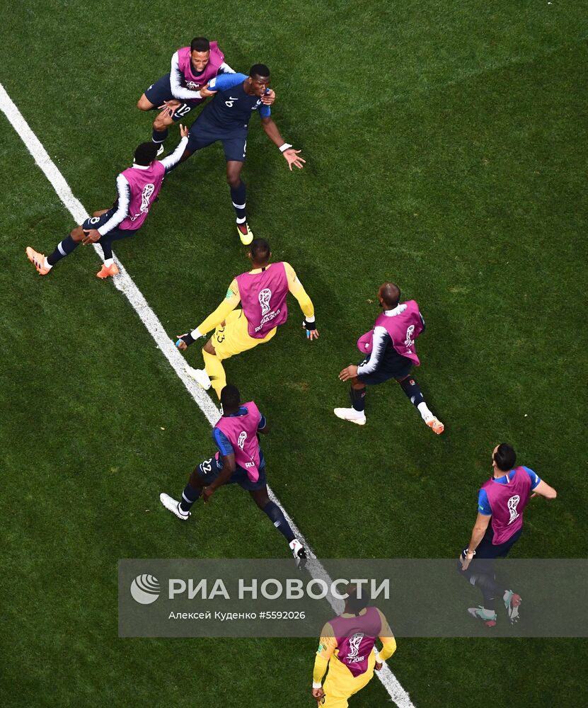 Футбол. ЧМ-2018. Финал. Матч Франция - Хорватия