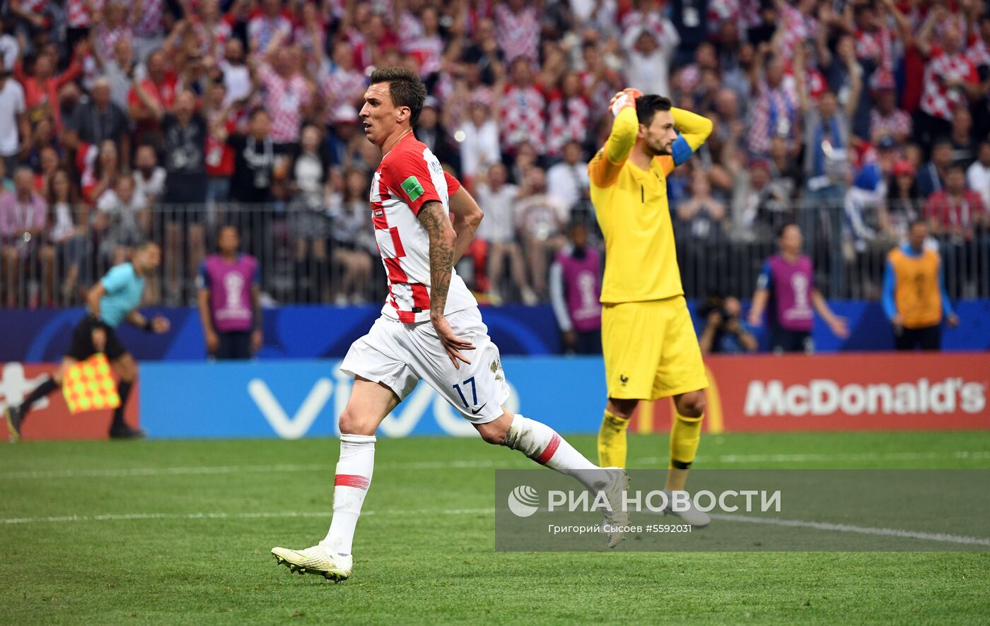 Футбол. ЧМ-2018. Финал. Матч Франция - Хорватия