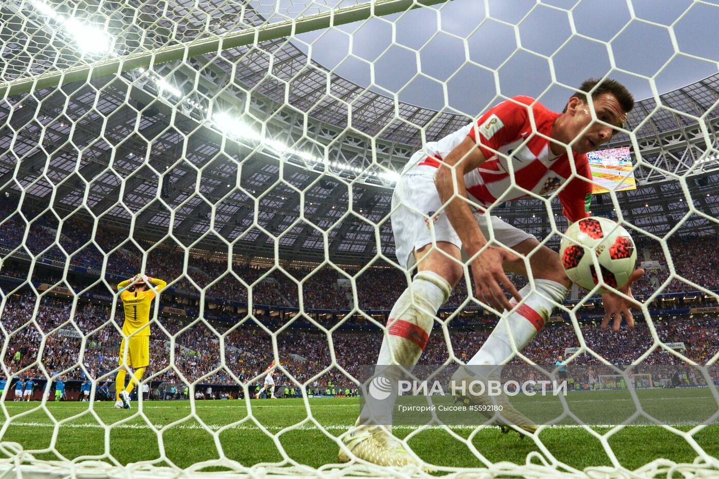 Футбол. ЧМ-2018. Финал. Матч Франция - Хорватия