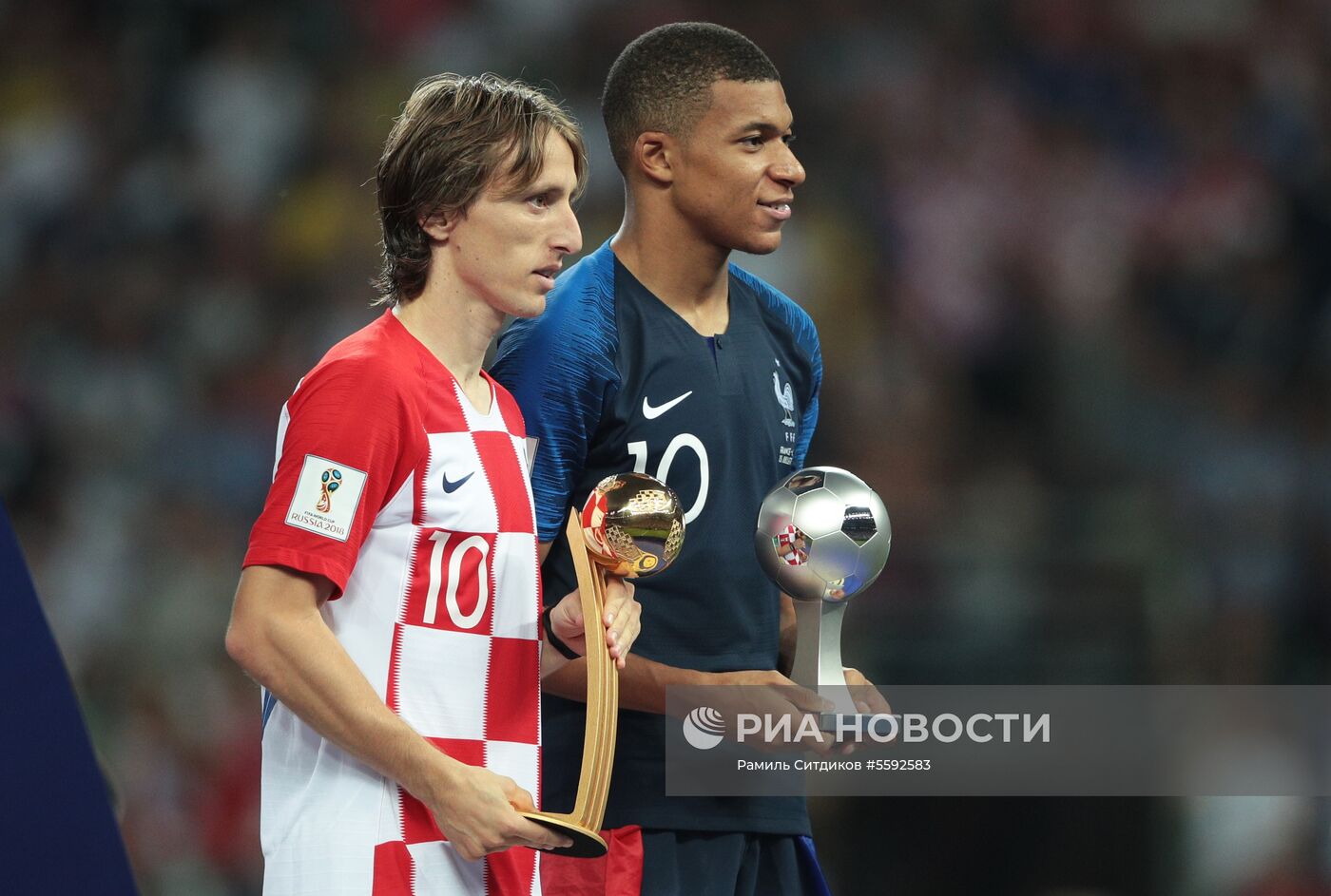 Награждение победителей ЧМ-2018 по футболу