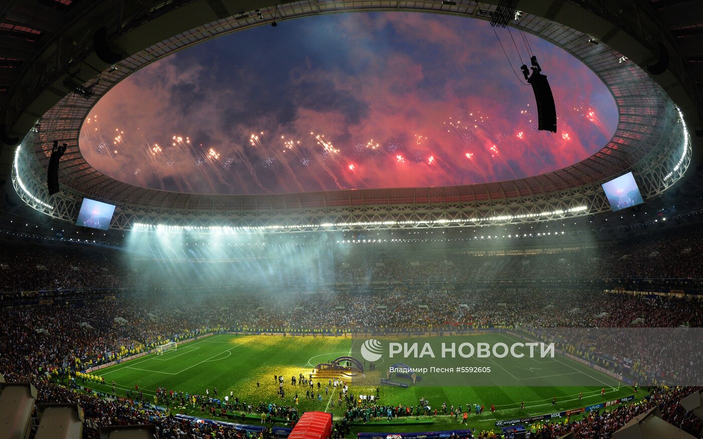 Награждение победителей ЧМ-2018 по футболу