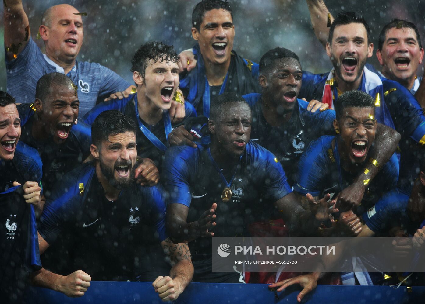 Награждение победителей ЧМ-2018 по футболу