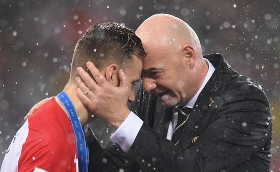 Награждение победителей ЧМ-2018 по футболу