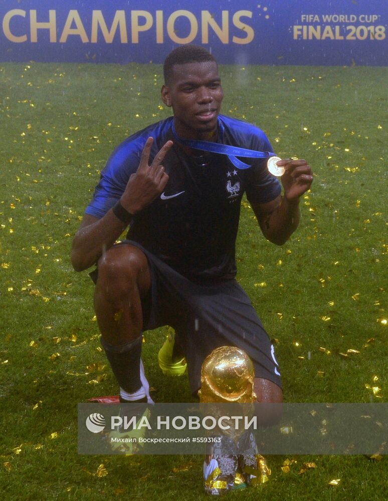 Награждение победителей ЧМ-2018 по футболу