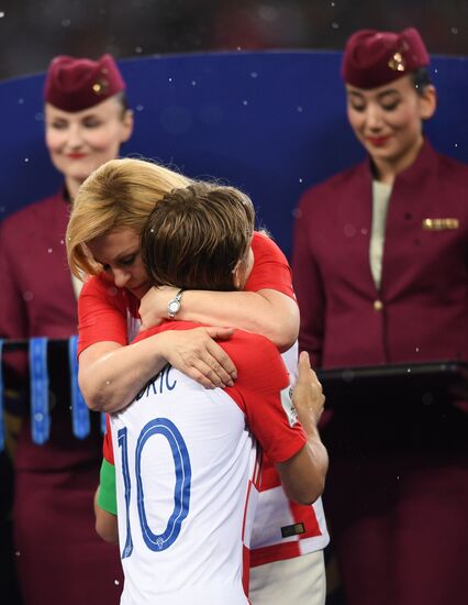 Награждение победителей ЧМ-2018 по футболу