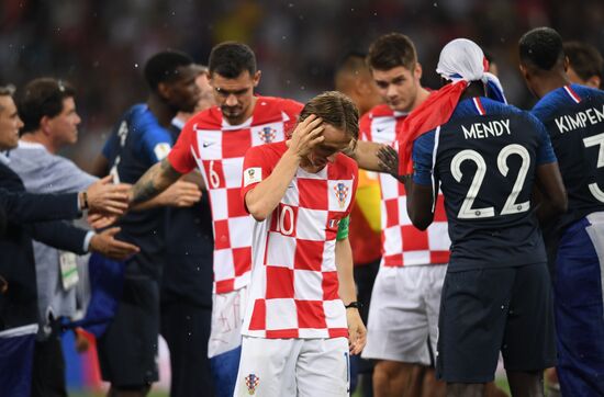 Награждение победителей ЧМ-2018 по футболу