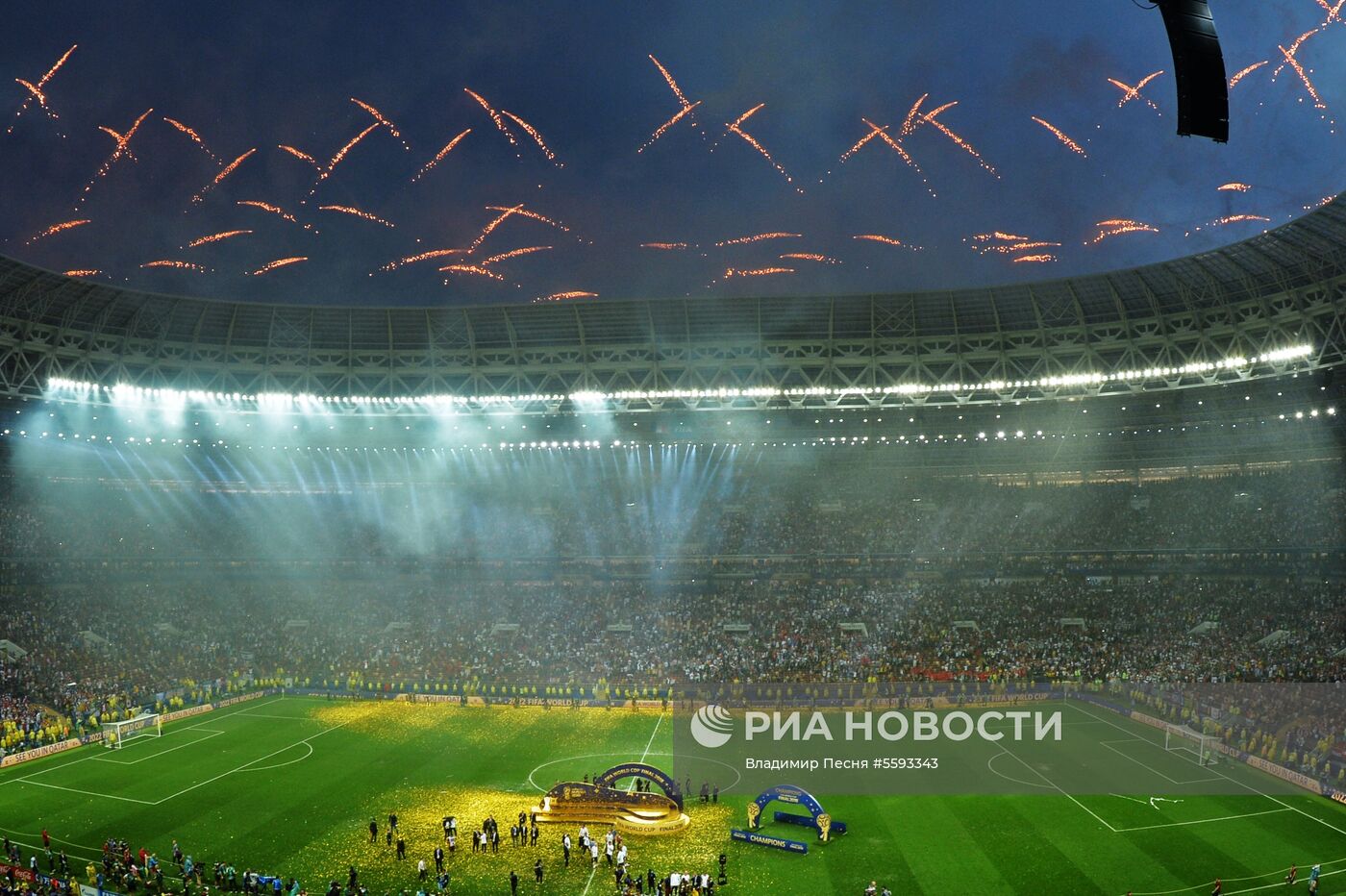 Награждение победителей ЧМ-2018 по футболу