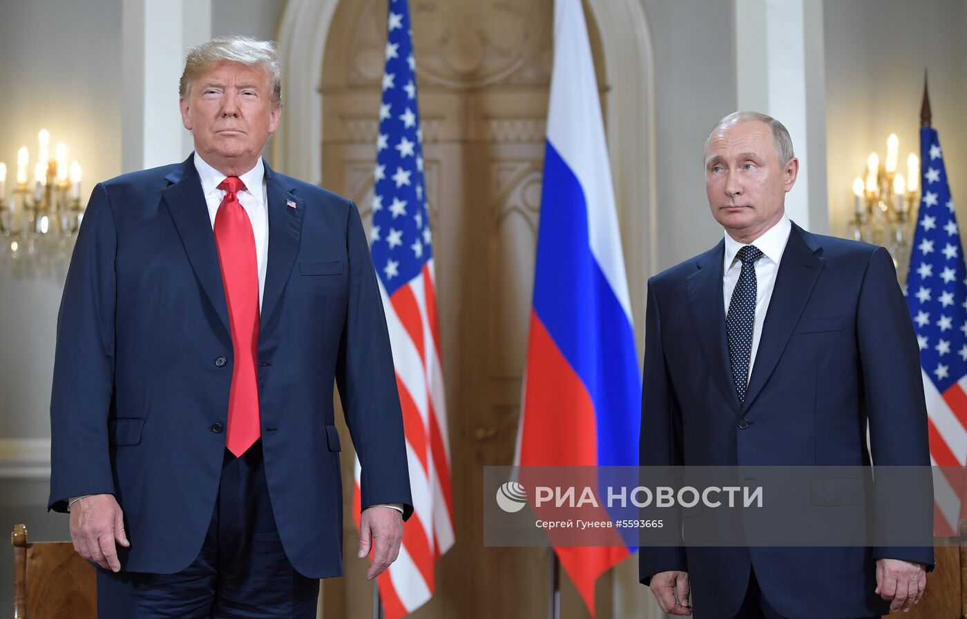 Встреча президента РФ Владимира Путина и президента США Дональда Трампа в Хельсинки