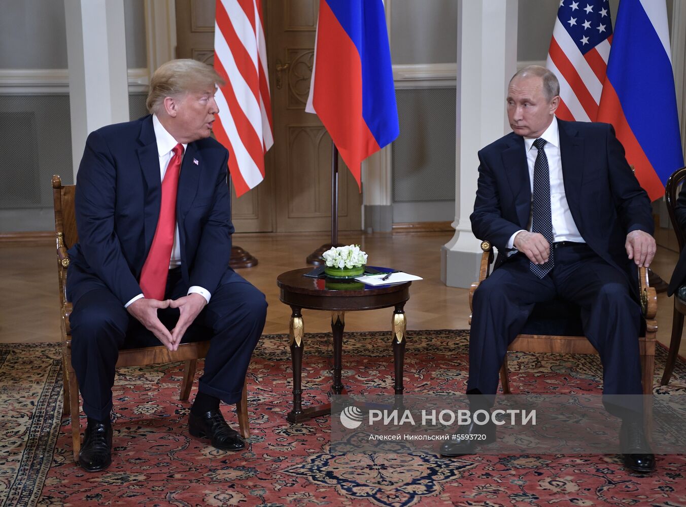 Встреча президента РФ Владимира Путина и президента США Дональда Трампа в Хельсинки